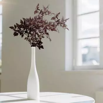 Artificial Cimicifuga Plant Leaves Stems Fake Vase Dining Table Garden Fireplace Decoration One Size