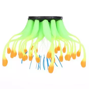 Artificial Coral Silicone Simulation Water Plant Aquarium Fish Tank Decoration OrnamentOrange оранжевый
