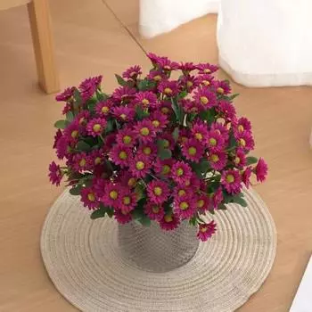 Artificial Daisies Bundle Realistic Faux Flowers Reusable Fake Flowers with Stem Photography Props жёлтый