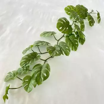 Artificial Deliciosa Monstera 120cm Green Leaf Wall Hanging For Indoor Decor