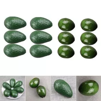 Artificial Fake Avocado Fake Fruit Plastic Foam Plastics A