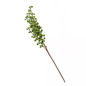 Artificial Flower Christmas Year Home 5 Branch Flower Decor белый