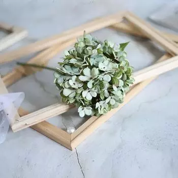 Artificial Flower Silk Hydrangea Vase Home Decoration Accessories Wedding Decoration Fake Plant Christmas Wreath