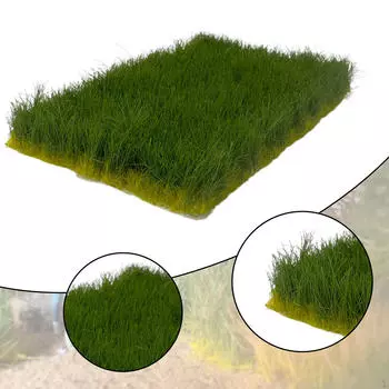 Artificial Grass Clusters for 1:35 1:64 1:87 Model Landscapes And Dioramas Medium green
