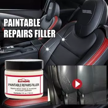 Artificial Leather Filler Cream Car Seat Scratch Repair Sofa Artificial Leather Refurbishment Repair Cream Accessories amabilis