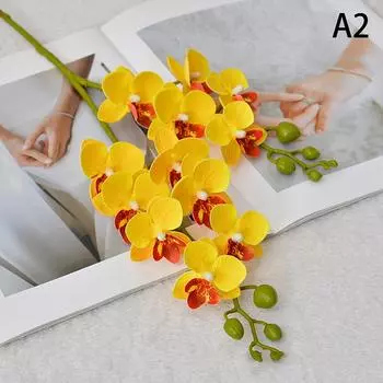 Artificial Phalaenopsis Fake Flower Branches Home Decoration Wedding Floral Materials Banquet Event Props