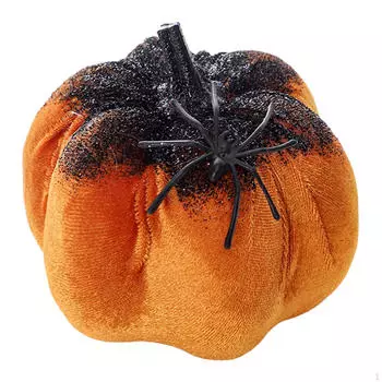 Artificial Pumpkin Desktop Ornament Crafts Birthday Gift Handmade Pumpkins Decoration Halloween оранжевый