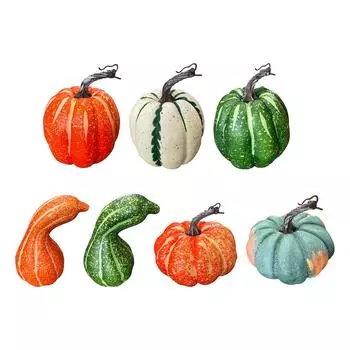 Artificial Pumpkin DIY Crafts Foam Pumpkin Rustic Faux Pumpkin for Fireplace Farmhouse Kitchen Tabletop Centerpiece Party