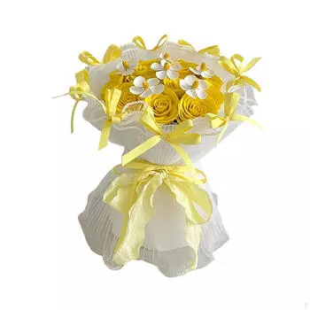 Artificial Rose Flower Bouquet for Weddings And Special Occasions жёлтый