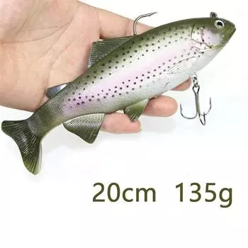 Artificial Wobblers Baits 20/30cm 135/400g Sea Fishing Big Size Simulate Fish Soft Lure Pike Swimbait Crank Bait Pesca Tackle