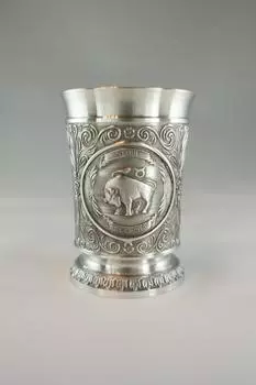 ARTINA Weinbecher 8 см Stier оловянный сплав винная кружка 110 мл Constellation Series (олово) (Телец) [10231]