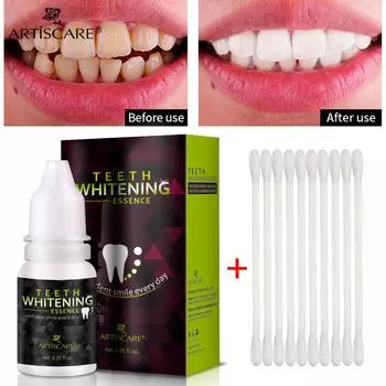ARTISCARE Эссенция для отбеливания зубов 10 мл Гигиена полости рта Чистка пятновыводителя Уход за зубами