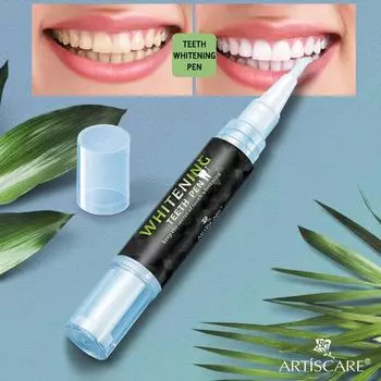 ARTISCARE ручка для отбеливания зубов, гигиеническая чистка полости рта, удаляет пятна налета, отбеливание зубов, эссенция зубной щетки