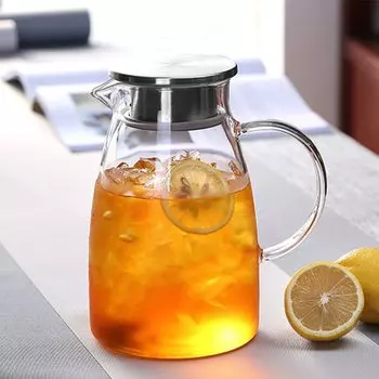 Artispro Glass Open Термостойкое стекло Термостойкое открытое совместимо с электрическим ситечком для чая из боросиликатной нержавеющей стали со встроенной крышкой,