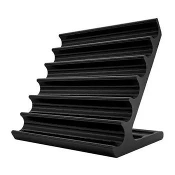 Artist Brush Holder Multi-Tier Paintbrush Rack for Watercolor Oil Acrylic Non-Slip Drying Rack Painting Tool Organizer чёрный