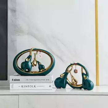 Художественная керамика абстрактный домашний слон предметы мебели предметы классического домашнего офиса винный шкаф для телевизора украшения креативный подарок