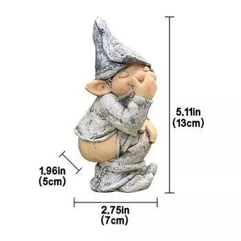 Artistic Courtyard Design A Prank of The Stinky Dwarf In The Countryside Resin Decorative Items DesignDecorative Items La Chou Chou