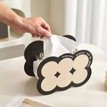 Художественный кухонный стол Контейнеры для салфеток Органайзеры для туалетной бумаги Настольные держатели для салфеток Чехол для салфеток в скандинавском стиле для гостиной
