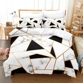 Artistic pattern Bedding Set Single Twin Full Queen King Size Men/women Bed Set Aldult Kid Bedroom Duvetcover Sets 3D Anime 034 EU single(135x200cm)