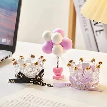 Художественный суперлегкий глиняный качающийся головной убор в стиле рекламы, воздушный шар, автомобильный маятник, симпатичный креативный автомобильный декор для интерьера