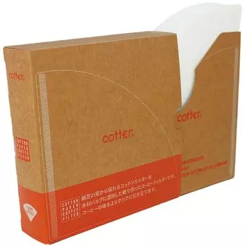 Artnap Conical Dripper Coffee Filter White 60 Pieces For Cups Cotton Paper Made in Japan 1-4 COT-52F