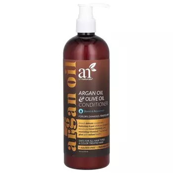 artnaturals, Argan Oil & Olive Oil Conditioner, Strengthening and Revitalizing, 16 fl oz (473 ml)