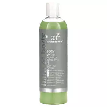 artnaturals, гель для душа, натуральная освежающая + успокаивающая формула, 12 жидких унций (354,8 мл)