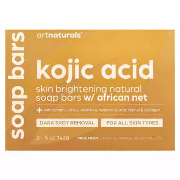 artnaturals, Kojic Acid Soap, 2 bars, 5 oz (142 g)