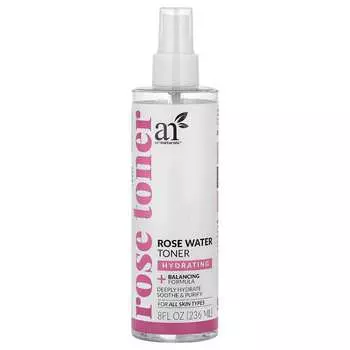 artnaturals Тоник с розовой водой, для всех типов кожи, 236 мл (8 жидких унций)