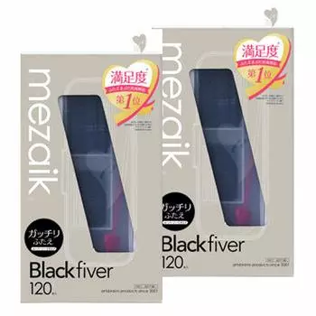 Arts Brains Mezaik Black Fiber 120 Super Hard Type x 2 шт. набор Лента для век Mezaik Black fiver [Распродажа набора] (120 штук) чёрный