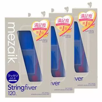 Arts Brains Mezaik String Fiber 120 Deep Type x 3 шт. набор Лента для век mezaik String fiver 120 шт. [Распродажа набора] (120 штук) (x 3)