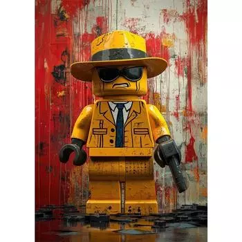 Artsy Style Street Graffiti Abstract Builder Ninja Footballer Chef Hipster Poster Canvas Painting Wall Pictures Home Room Decor 21cm30cm NoFrame