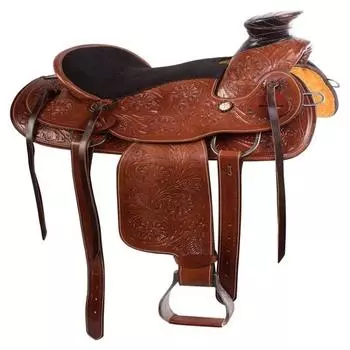 ARVAKKULA Тончайшее кожаное седло премиум-класса ручной работы для лошади в стиле вестерн (Доступно сиденье размером от 11 до 18 дюймов.) 11