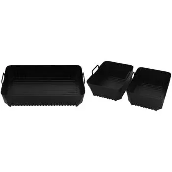 ARVALOLET Rechteckige Airfryer-Silikoneinlagen, Lebensmittelecht, Passend f?р Ни