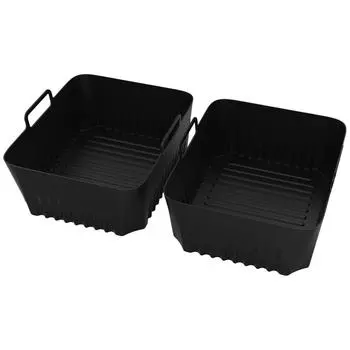ARVALOLET Rechteckige Airfryer-Silikoneinlagen, Lebensmittelecht, Passend f?р Ни