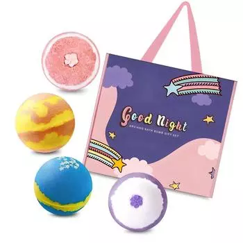 Arvien Bath Bomb Good Night, набор из 4 шт., пенная бомбочка для ванны, 520 г, 1 шт.