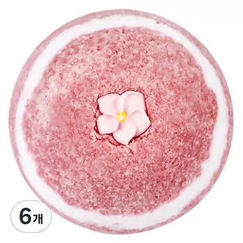 Arvien Пузырьковая соль для ванн Pink Blossom, 130г, 6 шт.