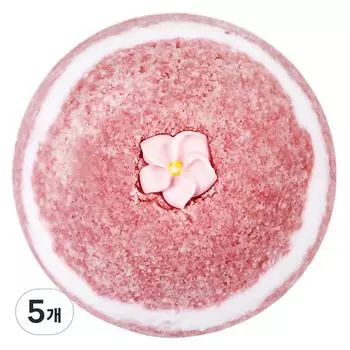 Arvien Пузырьковая соль для ванн Pink Blossom, 130г, 5 шт.