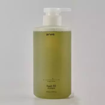 [arwe] Шампунь Fresh 55 - для жирных волос 500мл