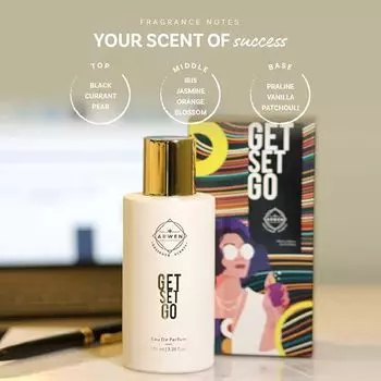 Arwen Designer Scents Get Set Go Eau De Parfum Женские духи | Цветочно-фруктовый стойкий аромат EDP, 100 мл 100