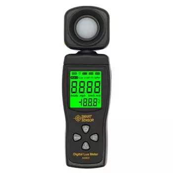 AS803 умный цифровой люксметр, проверка яркости, люксметр 1-200000 люкс, инструменты, фотометр, спектрометр, актинометр