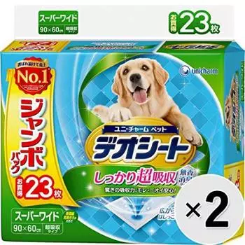 as a Deo sheet firmly super unscented and deodorizing super wide 23 sheets x 2 bags [Sold set] absorbent, type,