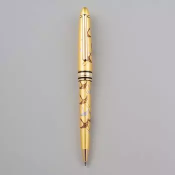 as a gift for the summit Makie ballpoint pen cranes [Selected Japan-U.S. meeting] 1,000 (gold)