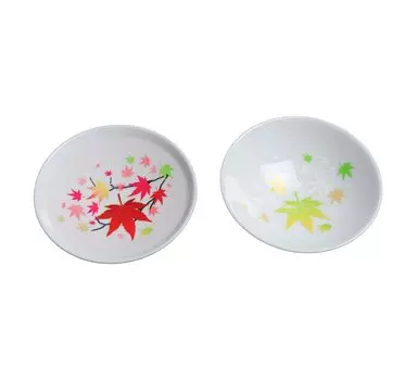 as a Marumo Takagi Ceramic Cooling Autumn Leaves Shirahira Sake Pair Set Ochoko Sake Cup Sake Sake Sake Autumn Leaves Flat Sake Pair Set Gift Change