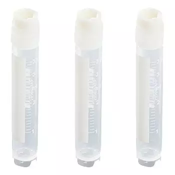 As One Cryovial CRY04S External Screw Cap 4ml Free Standing 50 Pieces /3-6314-05