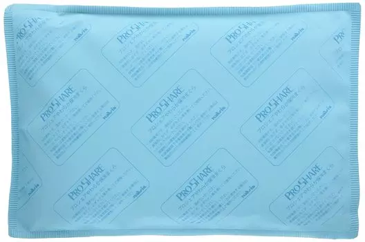 AS ONE Мягкая холодоизоляционная подушка Обычная ледяная подушка Антифризного типа Двойная структура 320 мм x 220 мм Незатвердевающая светло-синий