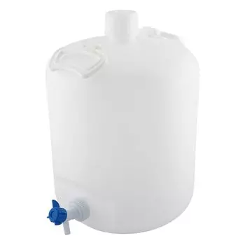 AS ONE Удобная бутылка с краном 20 л с узким горлом /4-5333-02