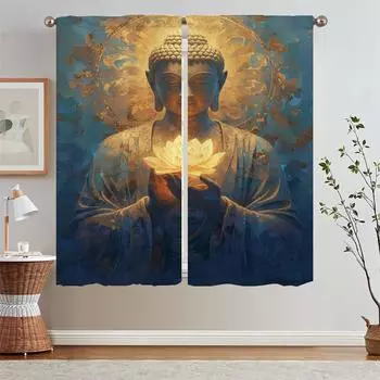 As One Wishes Window Curtain Living Room Curls White Curtains for Rooms Blind Bedroom Blackout Curtains 2 Pcs Set Partition the W50xH70cmx2pcs-CL