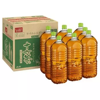 Asahi Beverages Asahi Jurokucha Labelless Bottle 2L x 9 [Tea] [Non-caffeine]