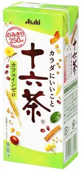 Asahi Beverages Jurokucha Paper Pack Slim 250ml x 24 bottles (LL) [Tea] [Caffeine-free]